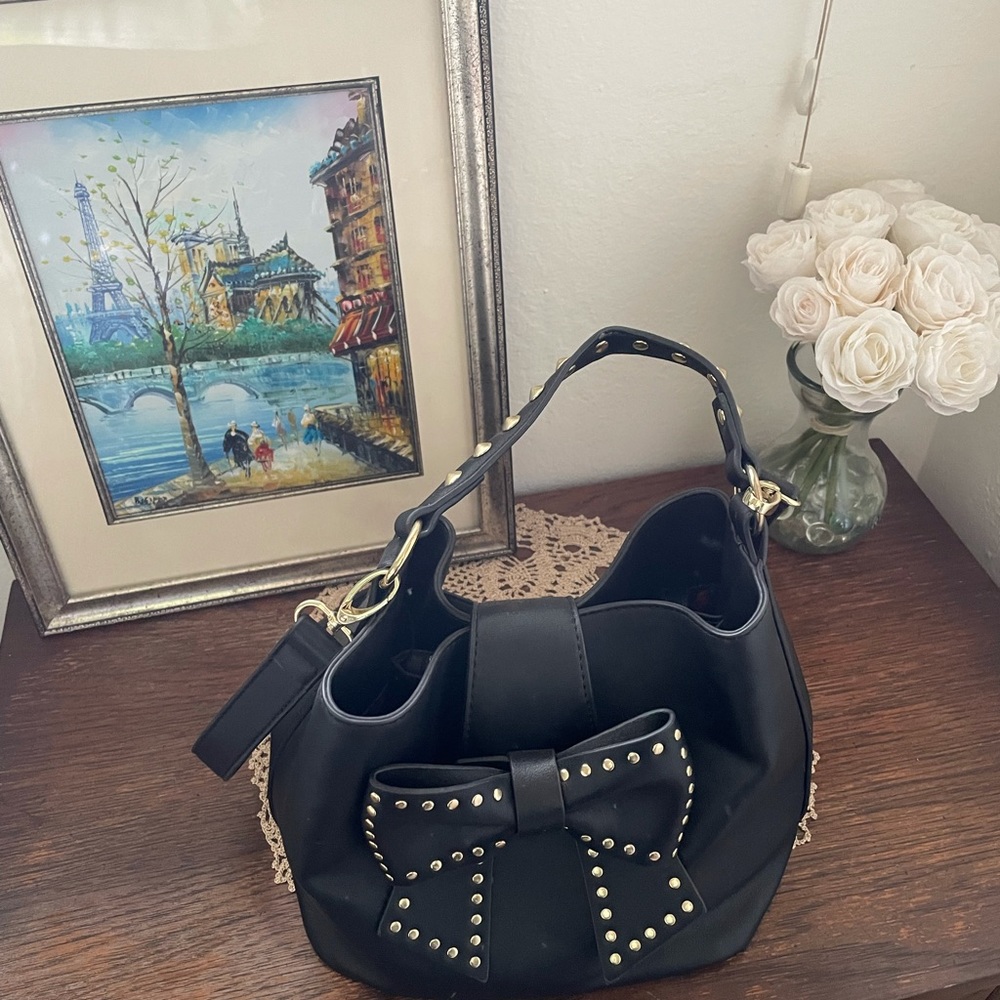 Betsey Johnson Black Purse